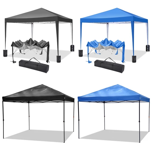 Pavillon 3x3m Faltpavillon Gartenzelt Partyzelt Festzelt faltbar und wasserdicht