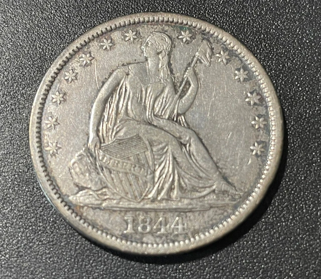 1844 O Seated Half Dollar