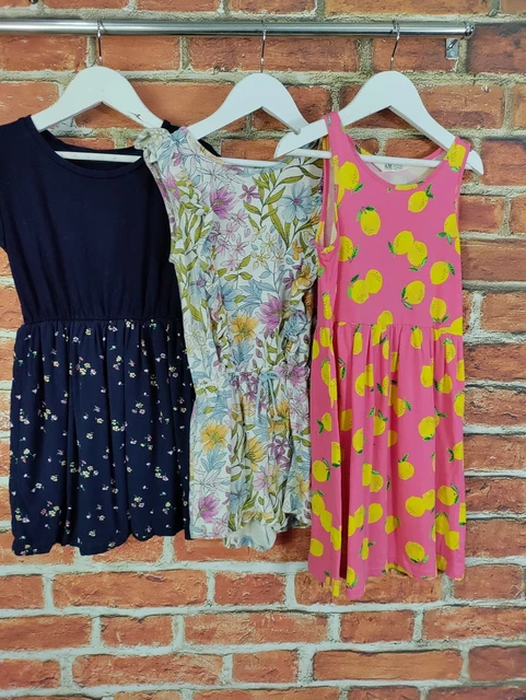 Girls Bundle Age 6-7 Years Next Gap H&M Summer Dress Playsuit Casual Kids 122Cm