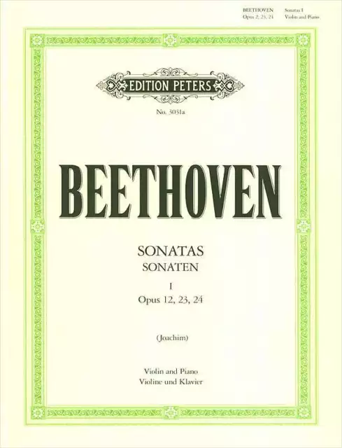 Sonaten für Klavier und Violine 1 Beethoven - PORTOFREI VOM MUSIKFACHHÄNDLER !
