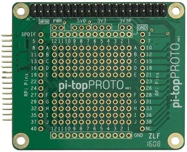 PI-TOP Pi-Topproto Sombrero Compatible Con Prototipo Tabla para Raspberry Pi