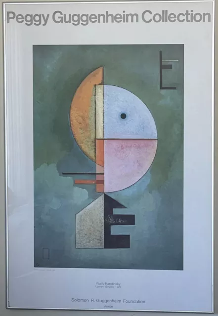 Vasily Kandinsky Vintage Modern Exhibition Lithograph Poster Cubism Abstract