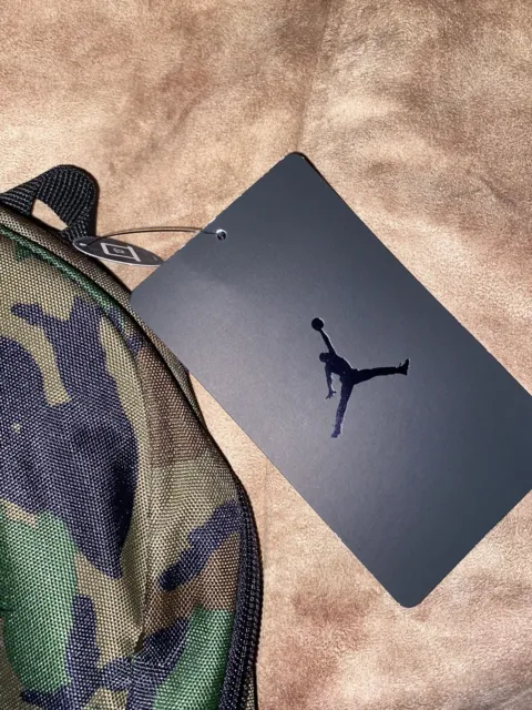 New Nike Air Jordan Jumpman Classics School Travel Camo Boys Backpack Size L 3