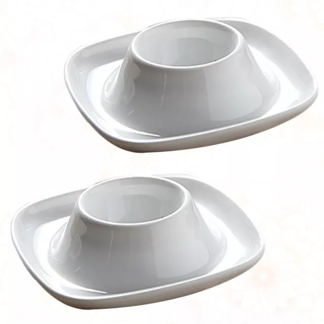 2pcs Egg Cup Holder For Breakfast Porcelain Egg Cups Porcelain Egg Stand