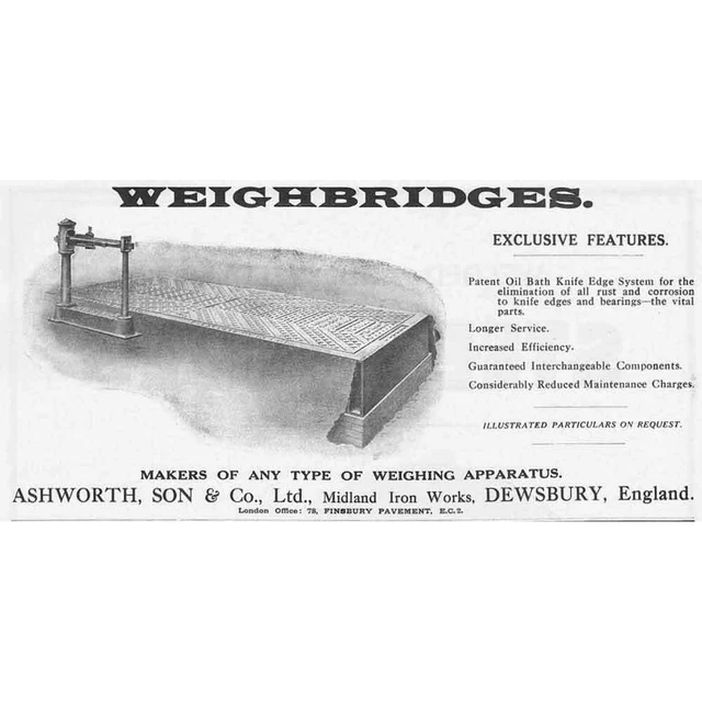 ASHWORTH SON & CO Midland Iron Works Dewsbury Vintage Engineering