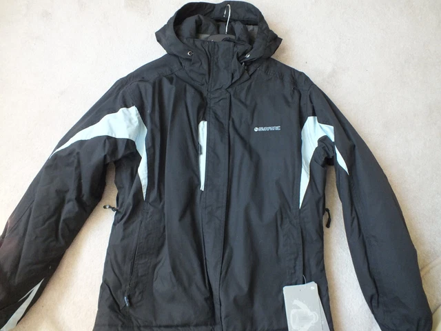 SURFANIC WOMENS SKI jacket Black light blue accents. size 3XL 20