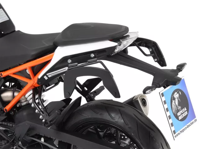 HEPCO BECKER C-BOW Seitenträger schwarz KTM 390 Duke ab 2017