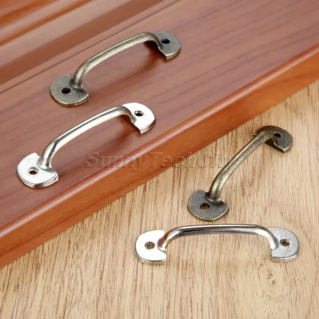 10x Retro Cabinet Door Handles Dresser Jewelry Box Pulls Drawer Cupboard Knobs