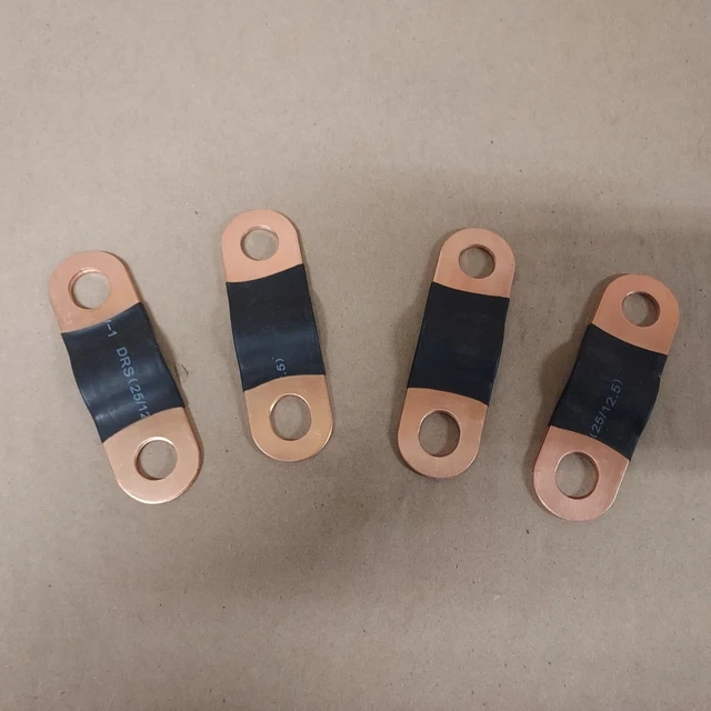 (4X) Lithium Battery Laminated Copper Busbars