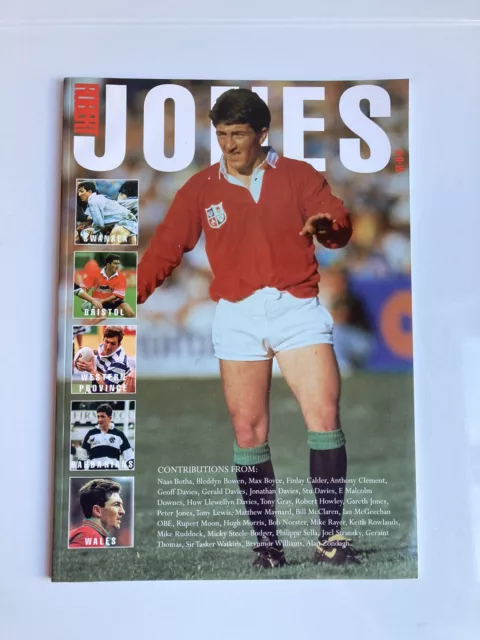 Wales Rugby Robert Jones Hand Signed Tribute Brochure