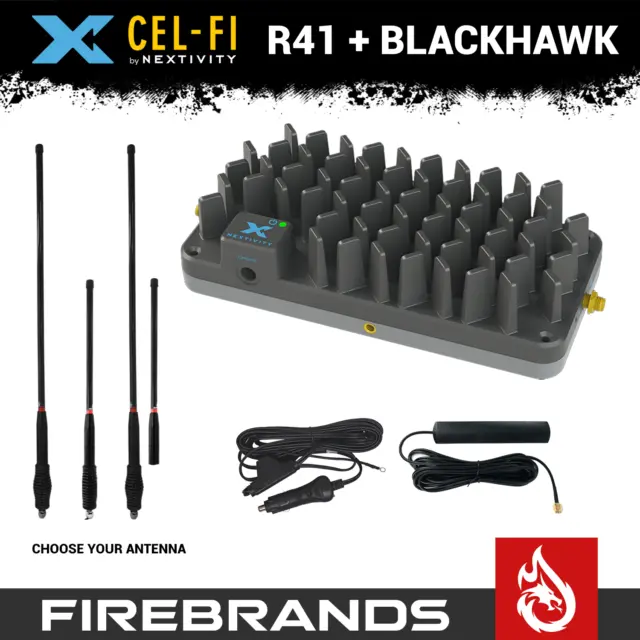 R41 CEL-FI GO + BLACKHAWK Antenna Trucker Edge 5G 4G Signal Booster G31 Car