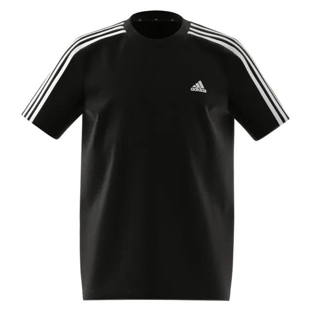 Adidas T-Shirt Logo Classics 3 Stripes Bambini Ragazzi Maglietta Unisex Gn3995