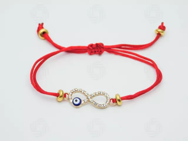 Hamsa Bracelet Red Rope Handmade Amulet Charm Blue Evil Eye Protection Gift UK