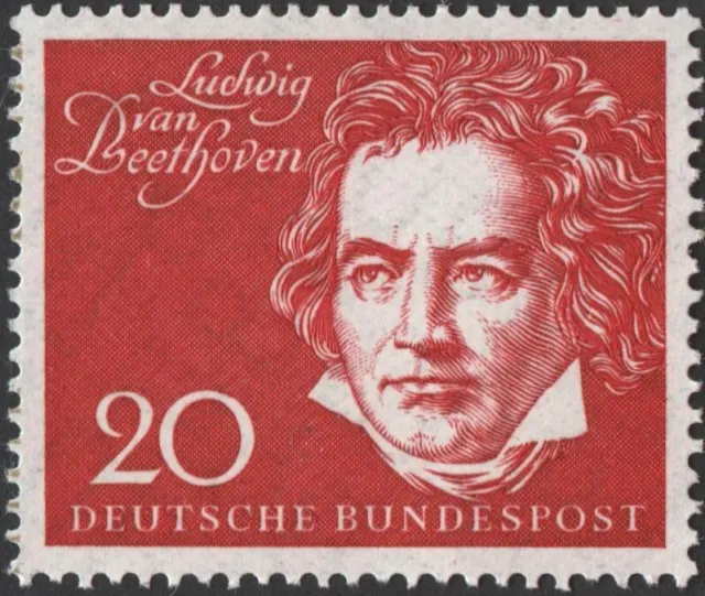 Ludwig Van Beethoven Beethoven Hall, Bonn 1959 GERMANY STAMP cv: £8.00 MNH XF