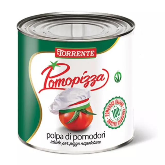 Pomopizza Pulpa de Tomates 3kg - La Torrente - de Cartón 6 Piezas