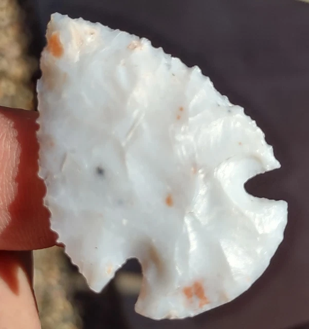 Modern Arrowhead 1&3/4" New Mexican Chalcedony