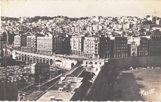 CPSM ALGERIE ALGER Vue générale (la Casbah)