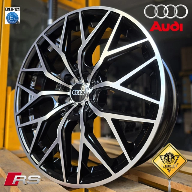Juego De 4 Llantas De Aleación Estilo RS6 Para Audi A3, A4, Q2, Q3, Q4, Q5, TT - Varios Tamaños (16" A 19")