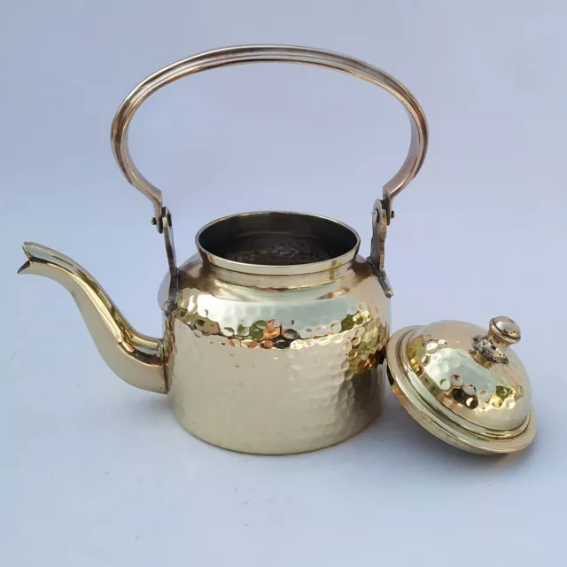 Pure Brass Tea Kettle, Brass Teapot Cooking & Serving Pot Coffee Kettle 350 ML