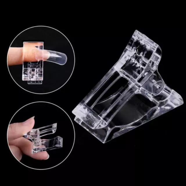 5 piezas abrazadera de extensión de gel constructor de poli uñas clip construcción rápida hágalo usted mismo abrazadera de extensión ClilBZ8
