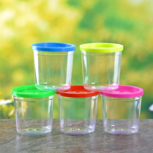 Plastic Aquarium for Kids Mini Transparent Betta Cups Small Fish Incubator 3