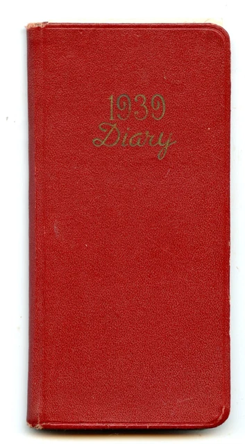 1939 Memorandum Calendar - Gesch Family Lady (Lillian) - Minnesota