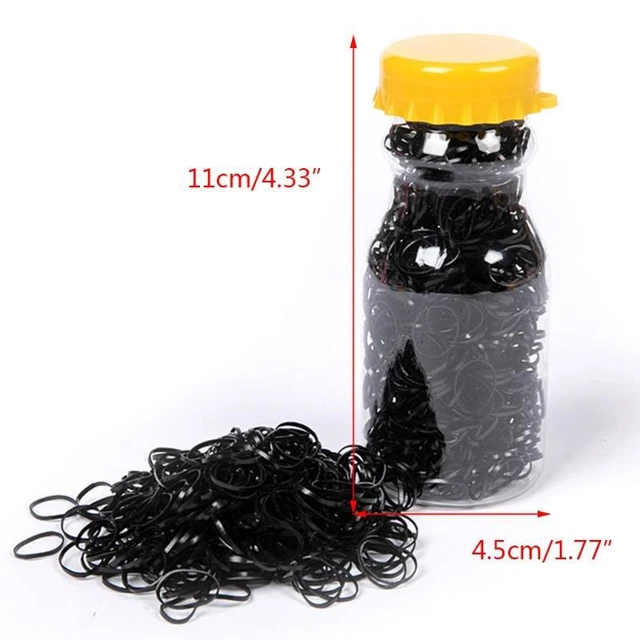 130/260 Mini Rubber Bands Elastic Bands Disposable lfor Kids Hair Braids Hair 8