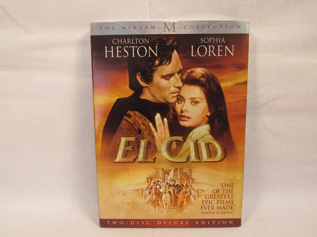 El Cid 1961 DVD Heston Loren 2 Disc Set NEW FACTORY SEALED