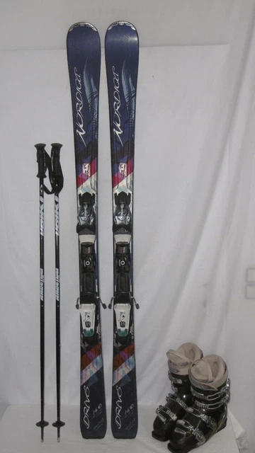 Nordica " Drive " Top Ski Allround Carver 160 Cm + Head Skischuhe Gr: 40 Im Set.