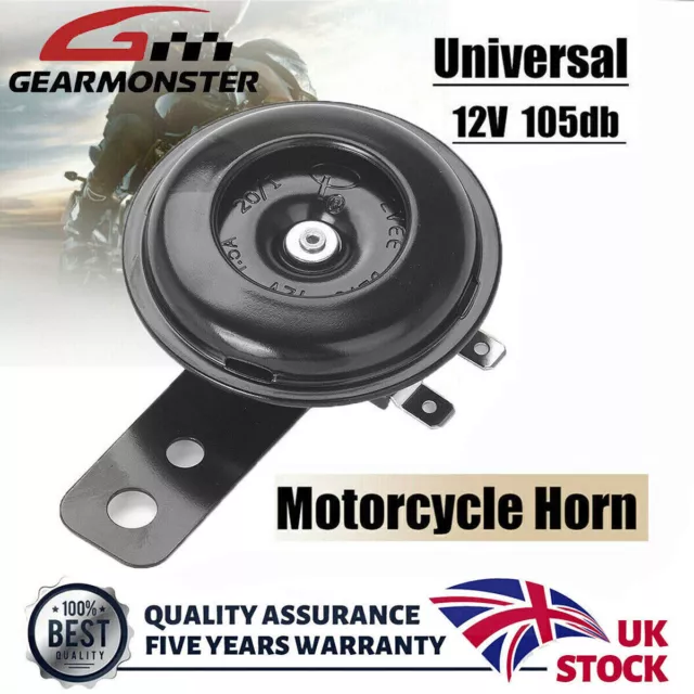 HORN 12V Waterproof Loud 105dB Universal Motorcycle Car UTV ATV Boat Auto Bike