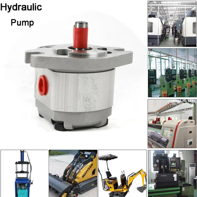 HYDRAULIC GEAR PUMP Flat Keyed Shaft SAE Flange Mounting Mini High