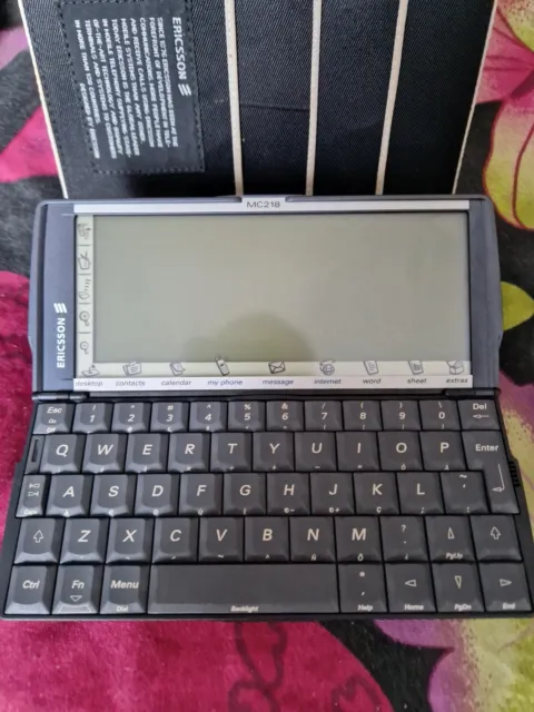 1999 Ericsson MC218 PDA With Stylus and Pouch