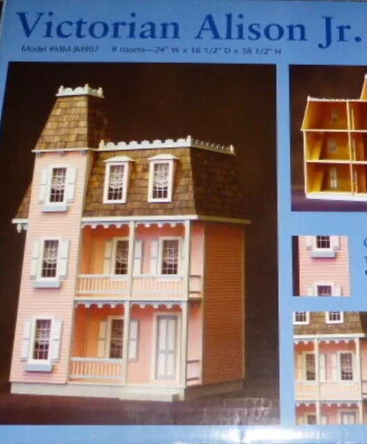 huge REAL GOOD TOYS VICTORIAN ALISON JR DOLLHOUSE mansion J-M907 9 ROOMS