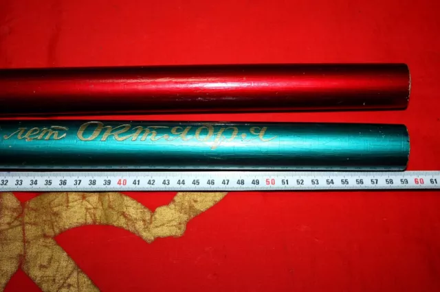 Big 59sm Vintage Old Giant Russian Soviet Pencils DONBASS USSR 2