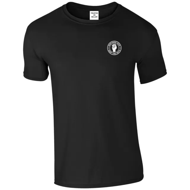 Northern Soul Keep The Faith   Premium Embroidered T Shirt