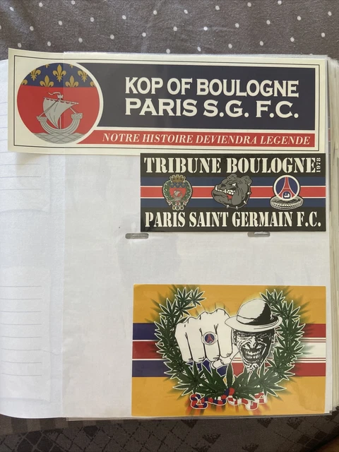 lot de 2 stickers Paris SG PSG FANS FIERS ULTRAS KOB AUTEUIL 2010 lot de 2 stickers Paris SG PSG FANS FIERS ULTRAS KOB AUTEUIL 2010