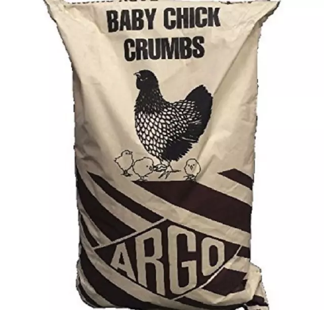 ARGO BABY CHICK CRUMBS 350g 1kg 2.5kg 5kg 10k 20kg : Chicken bpl Poultry Bird vf