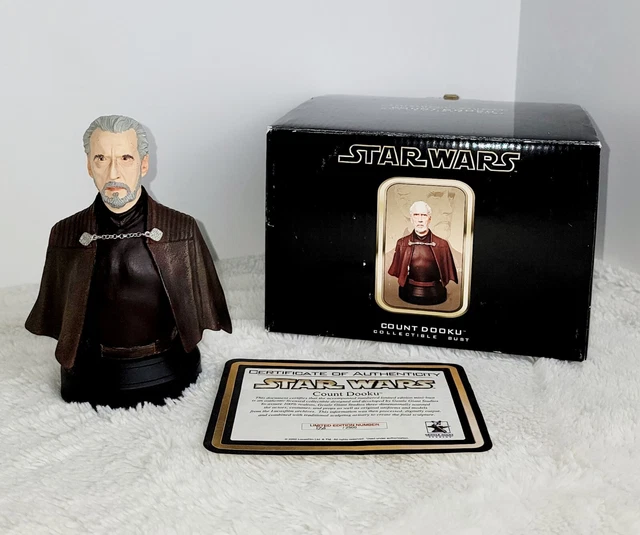 Star Wars Count Dooku Mini Bust #174/2500 Gentle Giant AOTC Sith Clone Wars