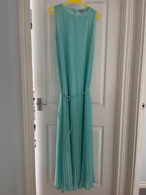 strapless open back dress Cotton Poppy Dress Green / Small