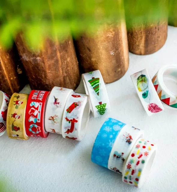 Japan Washi Tape Festival celebration Santa Christmas Tapes 15mmx5m MT522