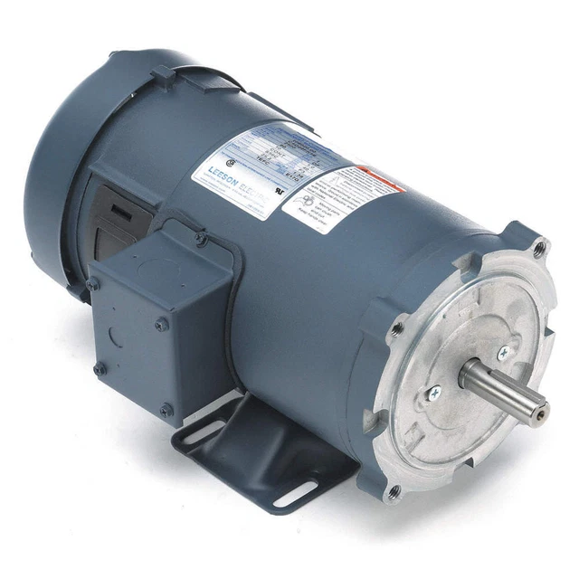 LEESON 108020.00 DC Motor,1 HP,2500 rpm,90V DC,56C,TEFC