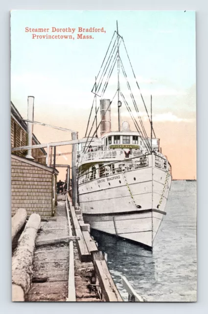 POSTCARD MASSACHUSETTS CAPE Cod MA Provincetown Steamer Dorothy ...