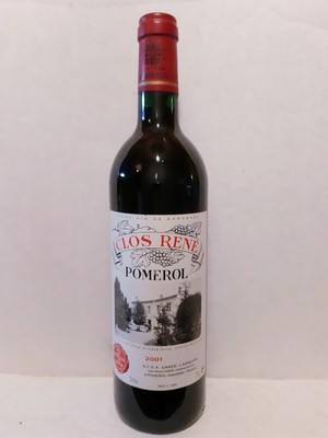 ANCIENNE ETIQUETTE DE VIN CHATEAU CLOS RENE POMEROL 1967 