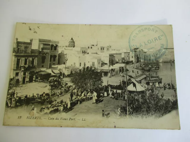 Cpa Bizerte Tunisie Coin Du Vieux Port