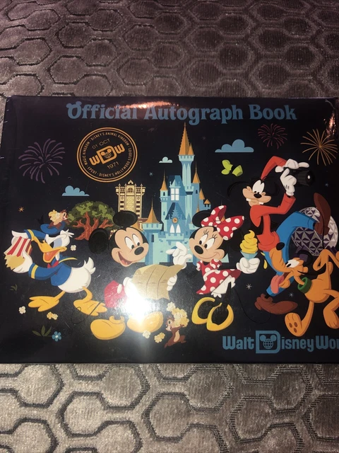 Walt Disney World Parks Official Autograph Book Mickey Minnie Mouse New Sealed 19 99 Walt Disney World Parks Official Autograph Book Mickey Minnie Mouse New Sealed 19 99