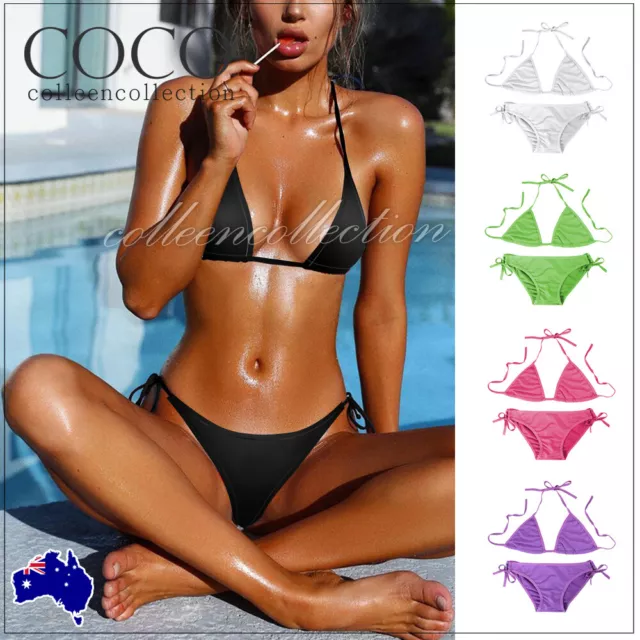 Hot Summer Women Bikini Set Sexy Top Bra  Sexy Lingerie Swimsuit Swimwear Beach