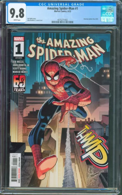 Amazing Spider-Man 1 CGC 9.8 895 Marvel 2022