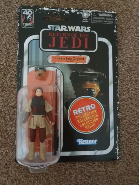 Kenner Star Wars Retro Collection Leia Organa (Boushh) Action Figure Brand New