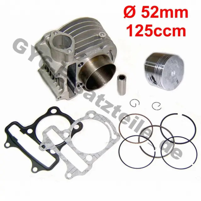 152QMI 125ccm ZYLINDER KIT z.B. YIBEN HISUN HYOSUNG ECOBIKE BAOTIAN REX RS KYMCO