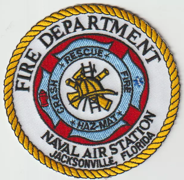 Naval Air Station Jacksonville FL Rescue Fire Rescue patch Naval Air Station Jacksonville FL Rescue Fire Rescue patch